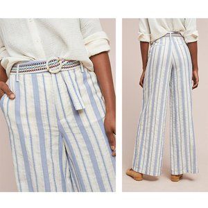 NWOT Anthropologie Coastal Stripe pants